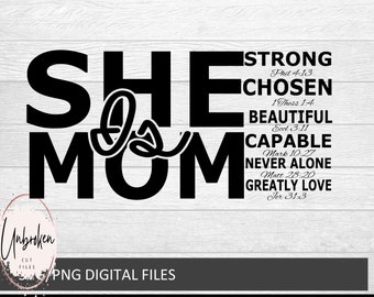 She is Mom PNG, Retro Mother PNG, Blessed Mom Png, Mom Shirt, Mom Life Png, Mother's Day Png, Mom Png, Gift for Mom, Retro Mama Quotes