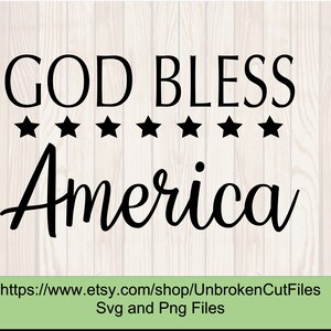 God Bless America-4th of July-America-T shirt-Independence Day svg