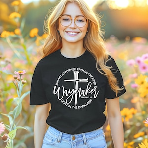Christian Shirts Comfort Colors Bible Verse Shirt Christian TShirt Religious Gift Jesus Shirt Christian Apparel T Shirt Baptism Gift for Her