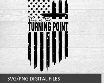 Charlie Kirk Honor BUNDLE png, The Turning Point, Christian Scripture PNG Bundle: In Memory of Charlie Kirk, Sublimation Designs