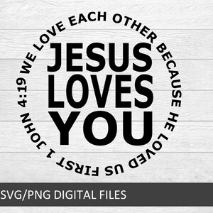 Jesus is Love, Word Heart Cross Valentine&#39;s day SVG File for shirt, Cutting Machine, Silhouette Cameo, Cricut
