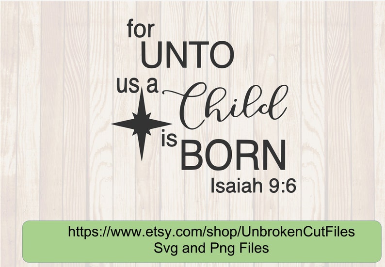 Child is Born/Christmas/PNG/SVG/Downloads/Signs image 1