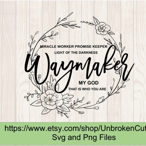 Waymaker Shirt, Miracle Worker, Promise Keeper, Mein Gott, christliches Shirt, Religion Shirt