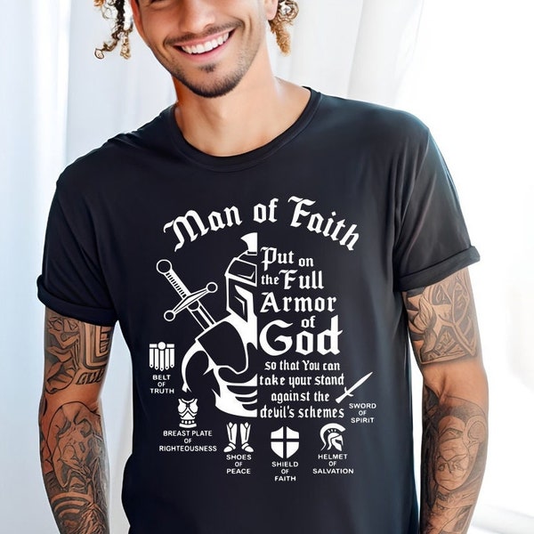 Christian Shirt For Men Jesus Shirt Aesthetic Christian  Apparel Christian Clothing For Men Christian Merch Bible Verse Shirt