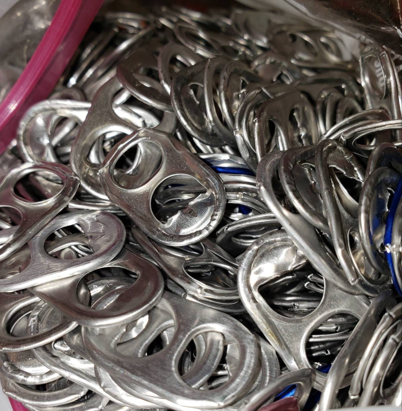 Aluminum Can Tabs 300pc Jewelry Making Craft Projects Upcycle Etsy