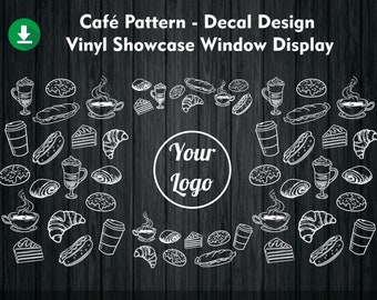 Bakery elements, vinyl decal / decal design / vinyl showcase SVG, JPEG, PNG Files, Instant Download for Cricut or Silhouette