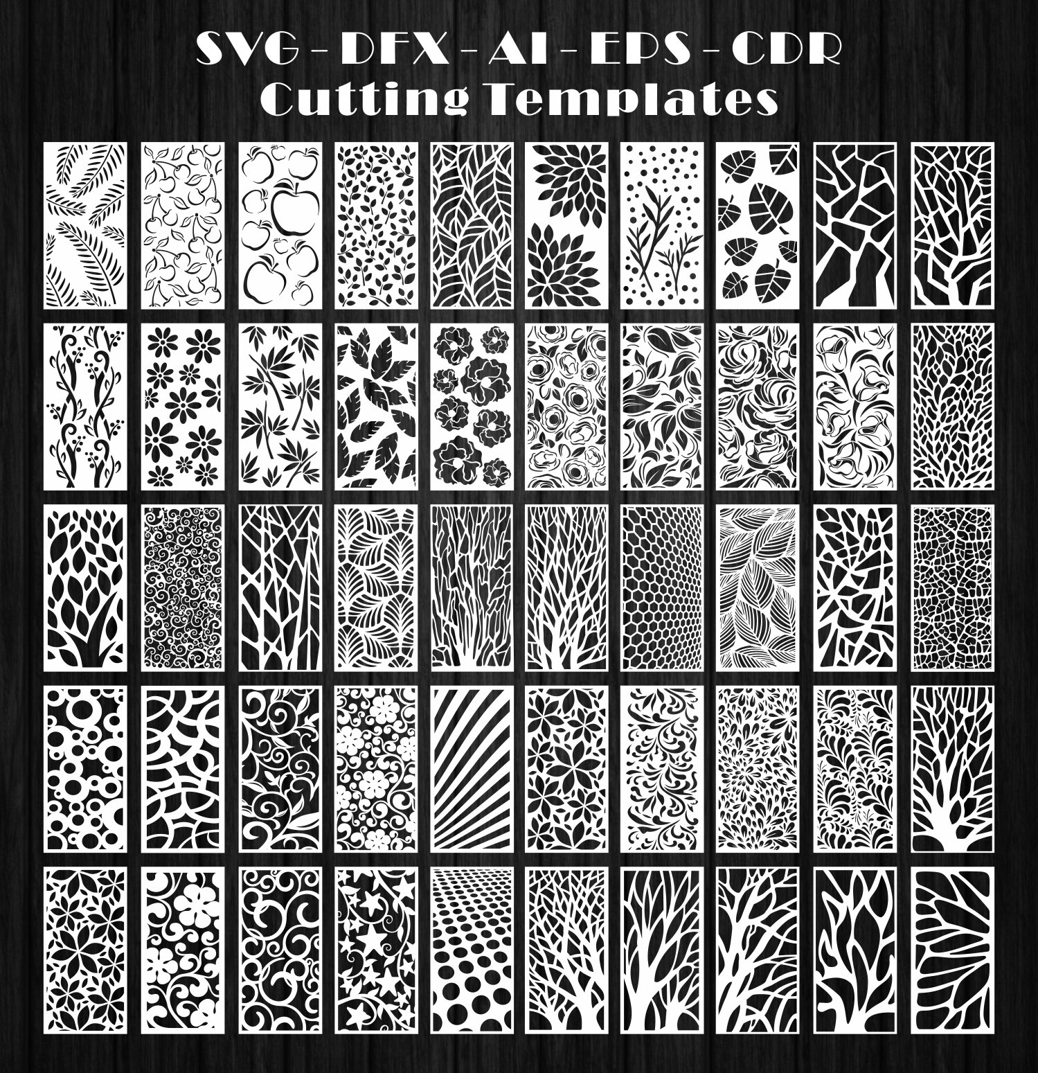 50 Natural 3 / Geometric, Leaf Patterns Vector File Dxf, Svg, Jpg, Cdr, Eps. Suitable for Wood, Plywood, Metal, Plastic Products - Etsy 50-natural-3-geometric-leaf-patterns-vector-file-dxf-svg-jpg-cdr-eps-suitable-for-wood-plywood-metal-plastic-products-etsy