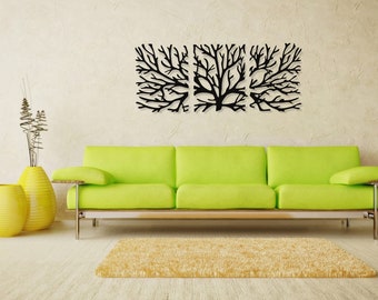 Decoration for wall "TREE" | laser cut | SVG - png - pdf - eps | wall sticker | Digital Download - digital stickers