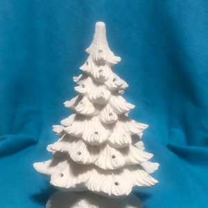 Small Ceramic Bisque Christmas Tree ready to paint