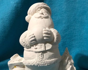 Bowling Santa ready to paint