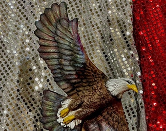Ceramic American Eagle by jmdceramicsart