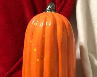 Glazed Ceramic Pumpkin by jmdceramicsart