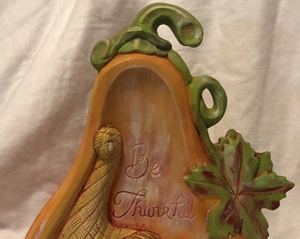 Ceramic Gourd antiqued and dry brushed using Mayco Softee Stains