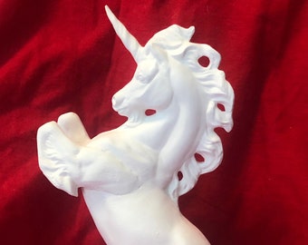 Ready to Paint Diy Ceramic Bisque Unicorn by jmdceramicsart