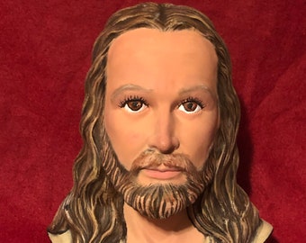 Bust of Jesus Christ Dry Brushed using Mayco Softee Stains