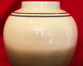 Vintage Glazed Ceramic Vase by jmdceramicsart