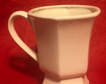 Milk Glass glazed Deco Coffee Cup and by jmdceramicsart