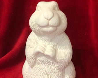 Rare Ceramic Beaver in bisque ready to paint