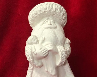 Guard Santa in ceramic bisque ready to paint by jmdceramicsart