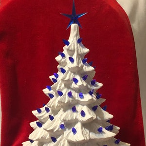 Handmade Ornamented Xmas Gift Tree - Ceramic Christmas Tree - Ceramic Heirloom Tree - Xmas Tree Sculpture - Festive Holiday Decor - Xmas Art