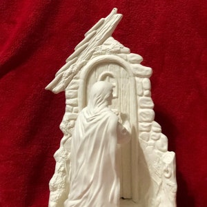 Jesus Knocking at the Door 3 Piece Set in Ceramic Bisque - Etsy