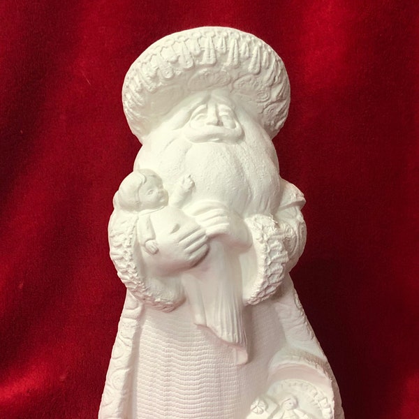 « Garde Père Noël en biscuit de céramique prêt à peindre » par jmdceramicsart