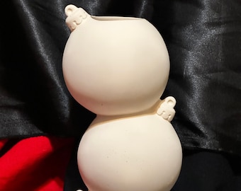 DIY Clay Magic Xmas Ornament Vase  - Ceramic Vase to Paint - DIY Gift - Xmas Figurine - Christmas Home Decor - Unique Xmas Gift - Xmas Decor
