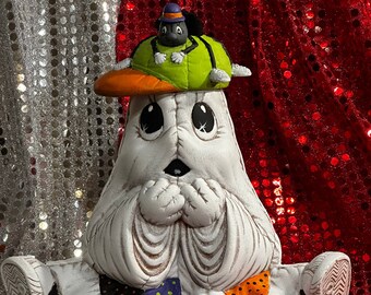 Custom painted Soft Sculpted Ghost by jmdceramicsart