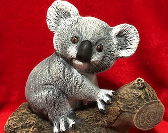 Dry Brushed Duncan Molds Koala Bear using Mayco Softee Stains by jmdceramicsart