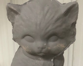Kitty Cat in ceramic bisque ready to paint by jmdceramicsart