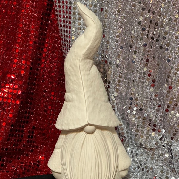 Ready to Paint Ceramic Gnome Etsy