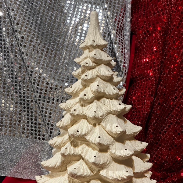 DIY Ceramic Bisque Christmas Tree - Quality Ceramic Tree - Ready to Paint - Handmade Xmas Tree - Xmas Tree Gift - Ceramic Christmas Tree