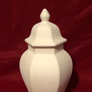DIY Ceramic Bisque Ginger Jar - Versatile and Timeless Decorative Accent - Ready-to-Paint Ceramic Temple Jar - Kitchen Home Decor - Etsy