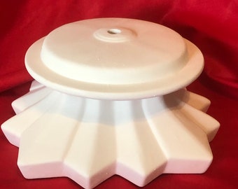 Very Rare Ceramic Atlantic Molds Christmas tree base only by jmdceramicsart