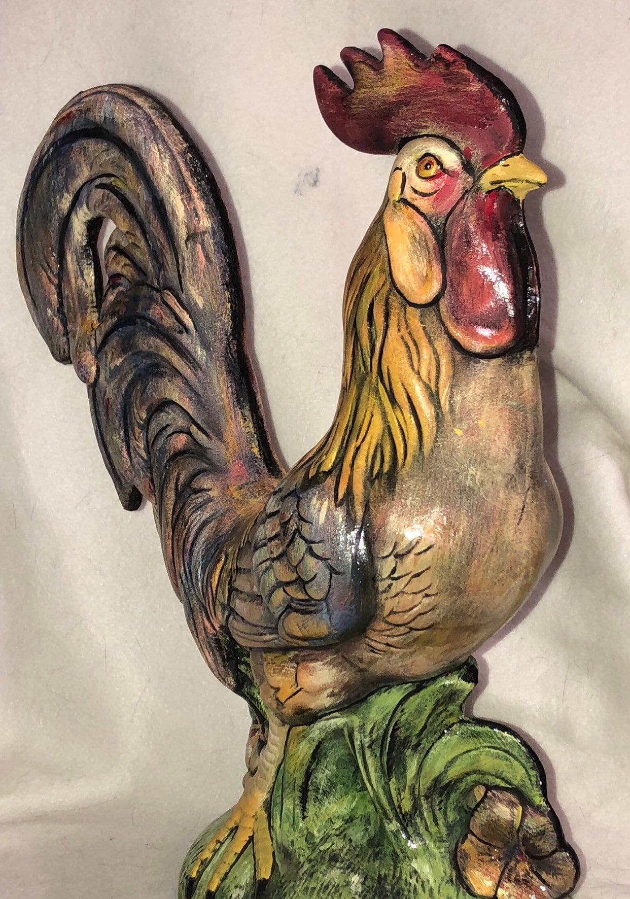 Large Ceramic Rooster