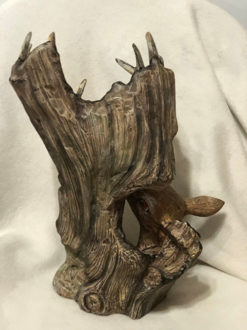 Dry Brushed Ceramic Driftwood Deer using Mayco Softee Stains by jmdceramicsart image 2