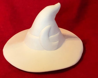 Witches Hat in ceramic bisque ready to paint