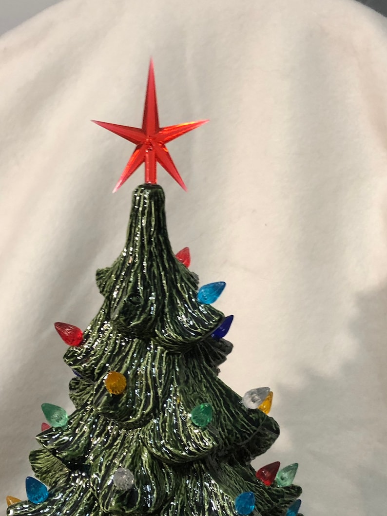Glazed Ceramic Christmas Tree - Etsy