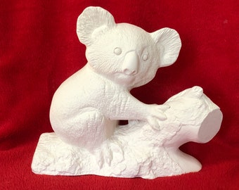 Handcrafted Ceramic Koala Bear - Koala Bear Decor - DIY Koala Bear Sculpture - Ceramic Koala Bear on Etsy - Ceramics to Paint - DIY Project