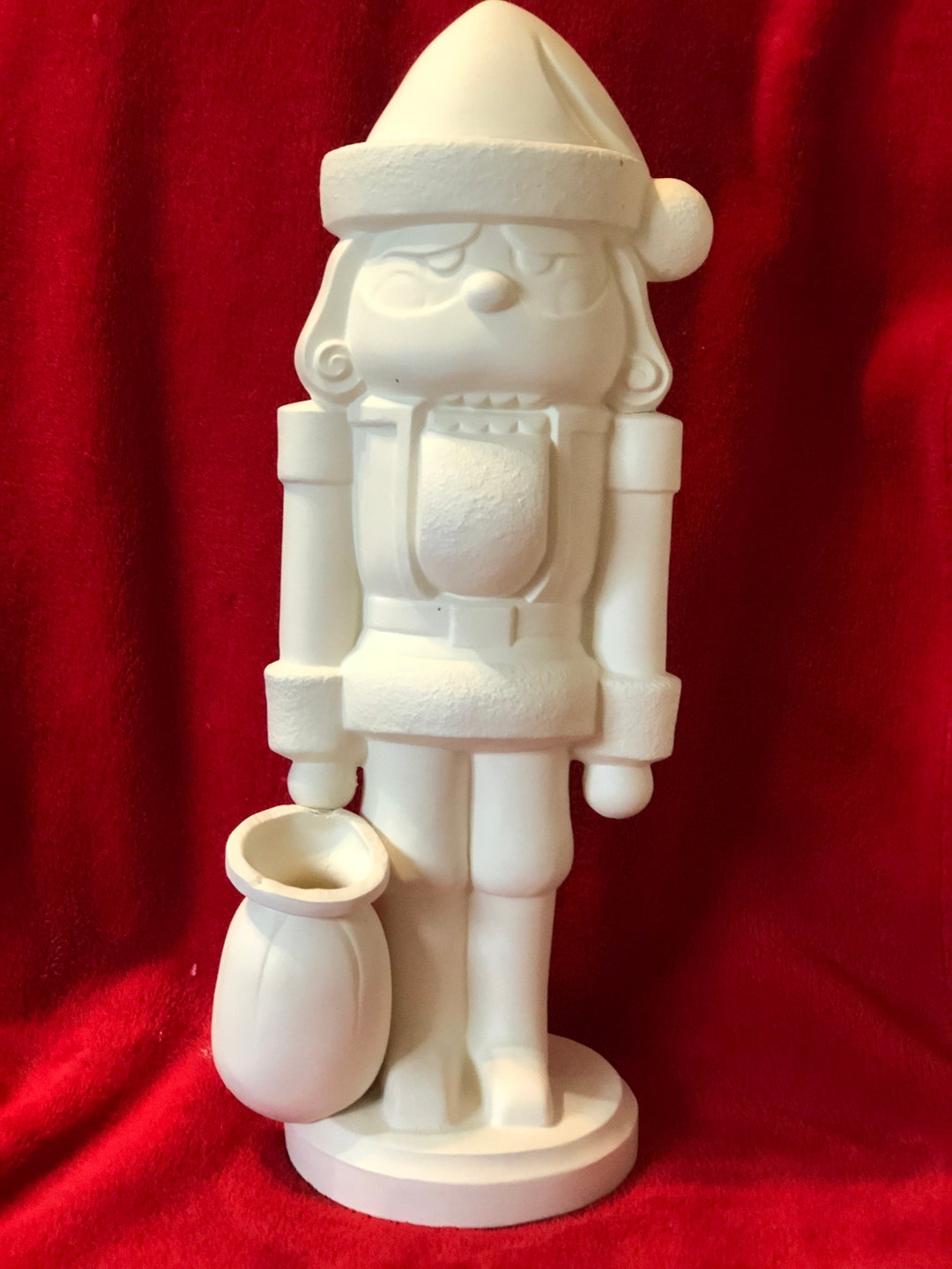 Ceramic Nutcracker in Bisque Ready to Paint Etsy