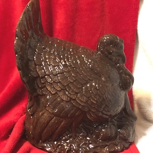 Handmade Ceramic Turkey Sculpture - Turkey Figurine - Turkey Home Decor - Holiday Essentials - Home and Garden - Unique Gifts - Centerpieces