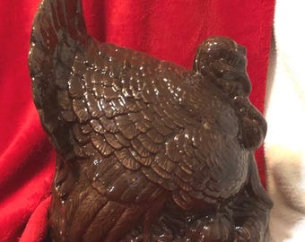 Handmade Ceramic Turkey Sculpture - Turkey Figurine - Turkey Home Decor - Holiday Essentials - Home and Garden - Unique Gifts - Centerpieces
