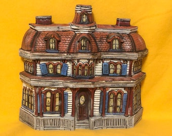 Vintage and Rare Byron Molds Haunted House dry brushed using Mayco Softee Stains by jmdceramicsart