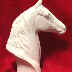 DIY Ceramic Bisque Horse - DIY Horse Sculpture - Horse Figurine - DIY Collectible Art - Ceramic Morgan Horse - Ready to Paint Horse Statue