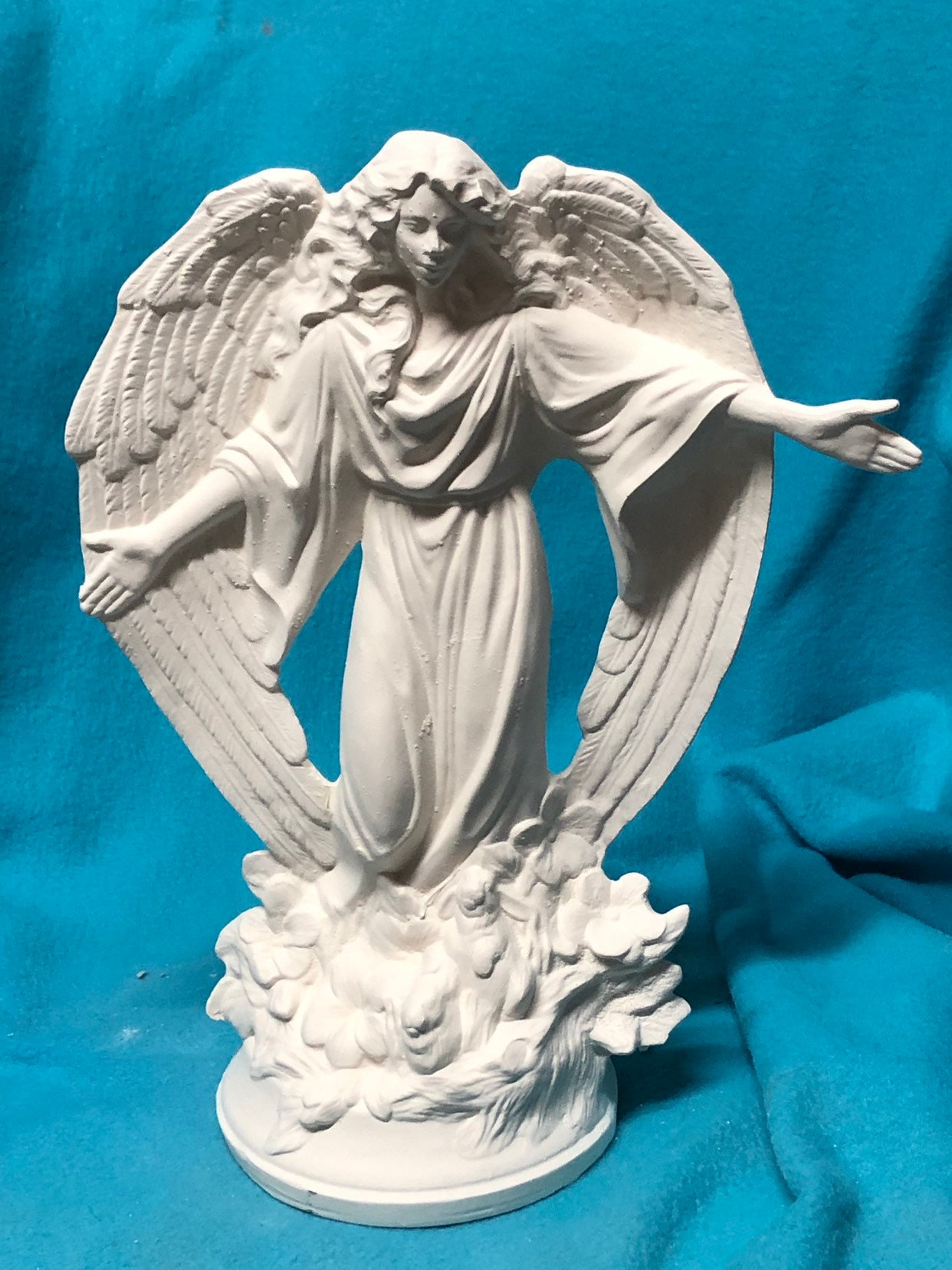 Summer Angel in Ceramic Bisque ready to paint by jmdceramicsart