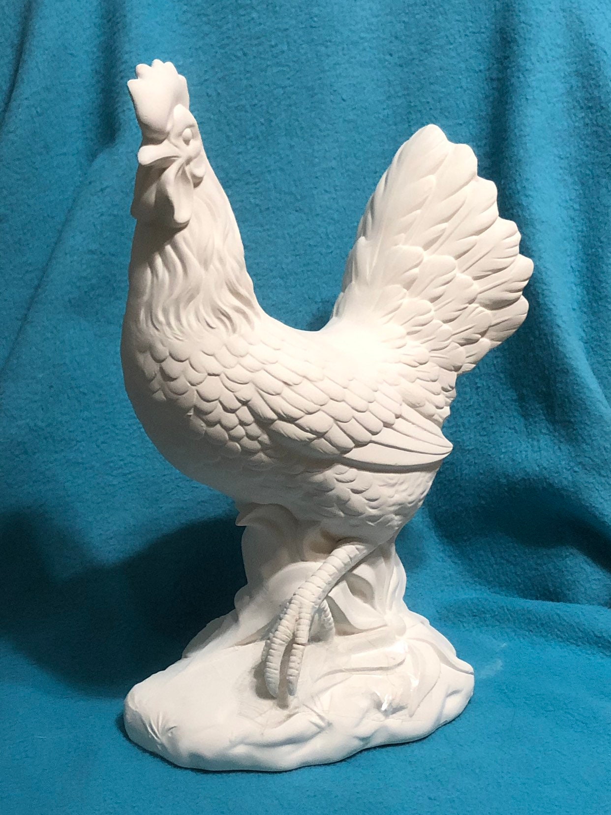 Ceramic Hen in Bisque