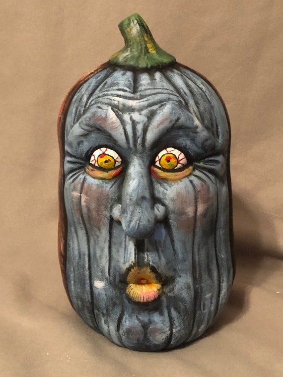Blue Zombie Pumpkin Using Mayco Softee Stains Etsy Blue Zombie Pumpkin Using Mayco Softee Stains Etsy