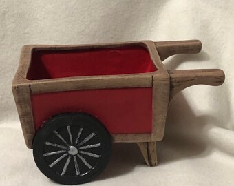 Mayco's Ceramic cart dry brushed using Mayco Softee Stains