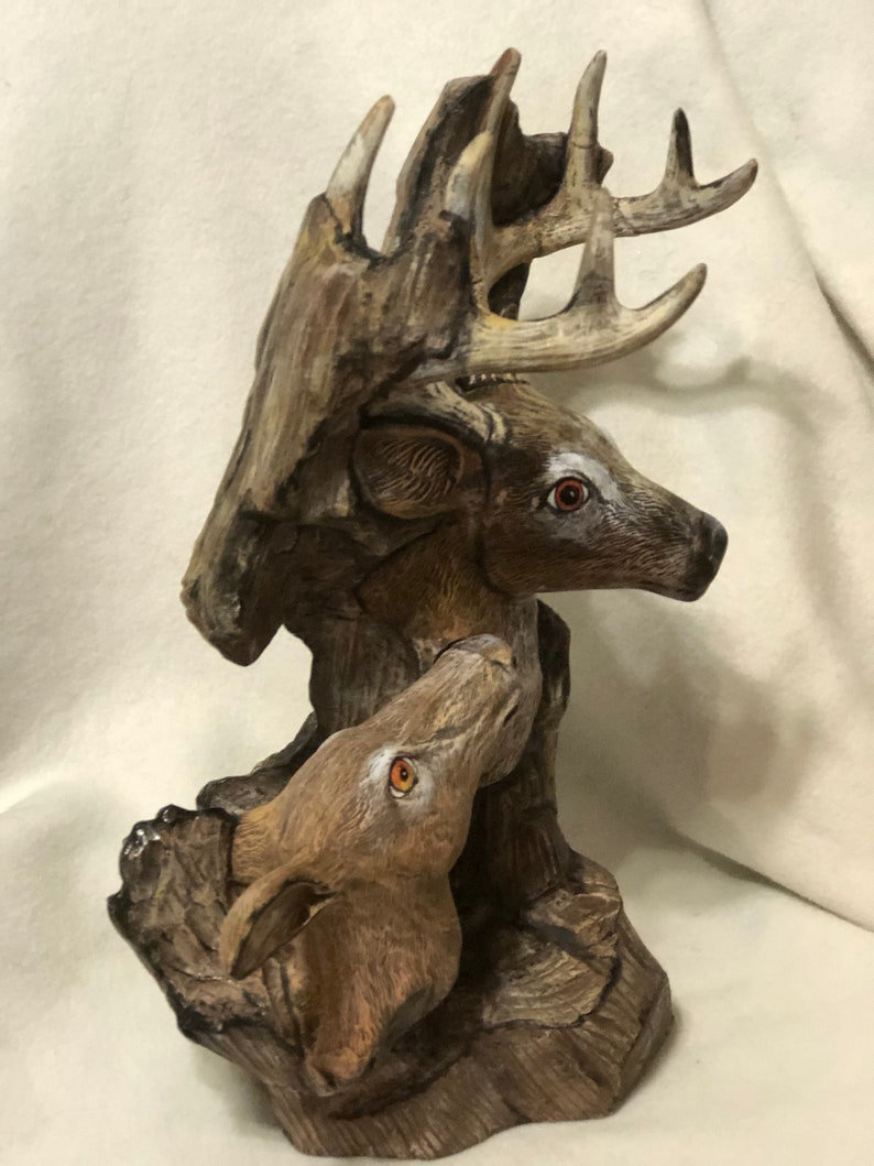 Dry Brushed Ceramic Driftwood Deer using Mayco Softee Stains by jmdceramicsart image 7