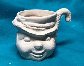 Snowman Coffee Cup Bisque